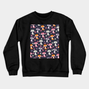 Cute little fox gathering Crewneck Sweatshirt